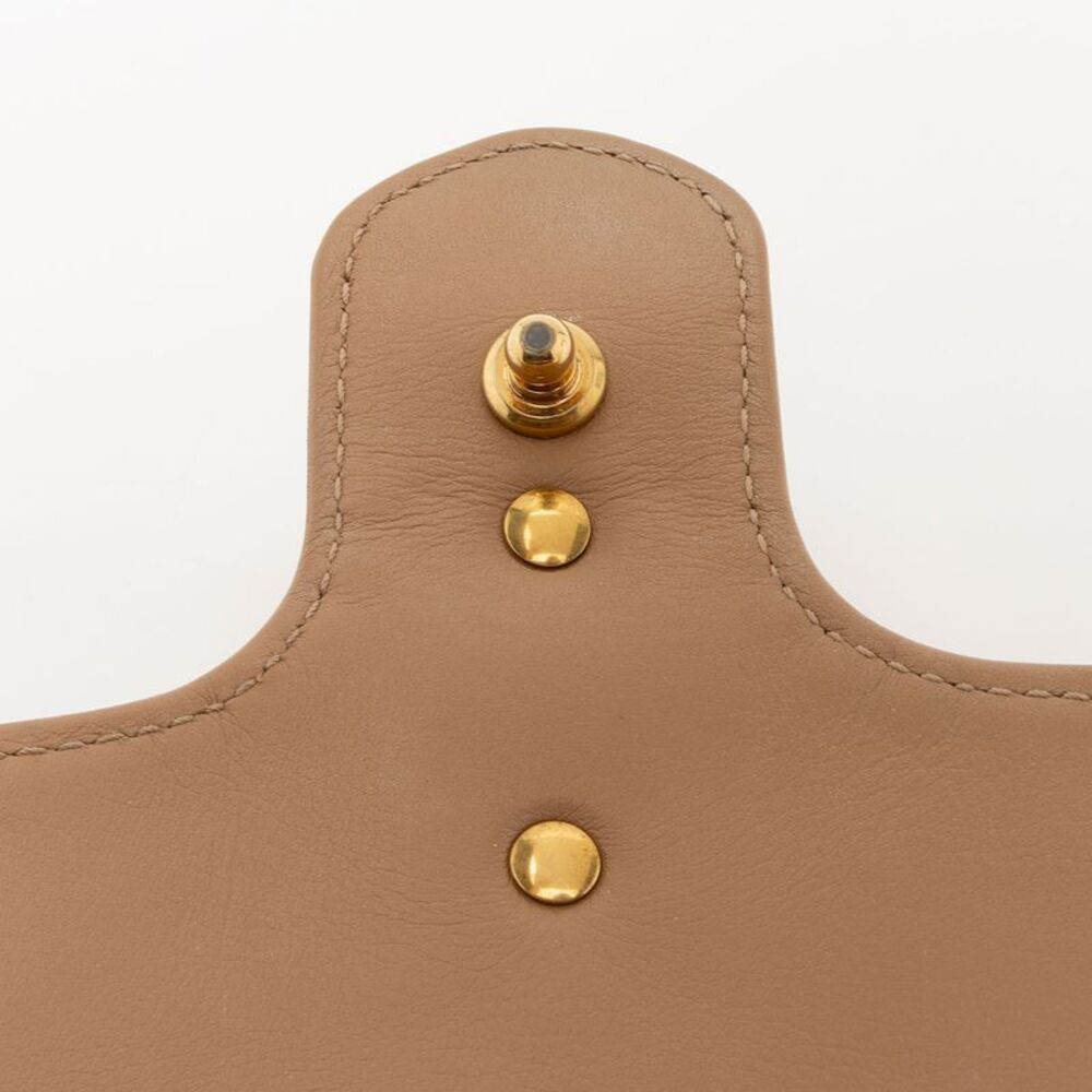 Gucci Metallic Matelasse Leather Pearl GG Marmont Mini Flap Bag - FINAL SALE - Picture 14 of 15